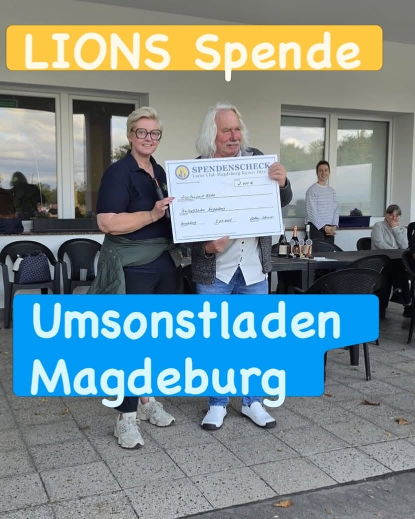 Presseartikel "Büchermarkt der Lions" aus Magdeburger Volksstimme